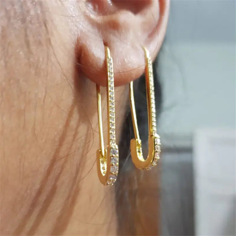 Stud Statement oorbellen