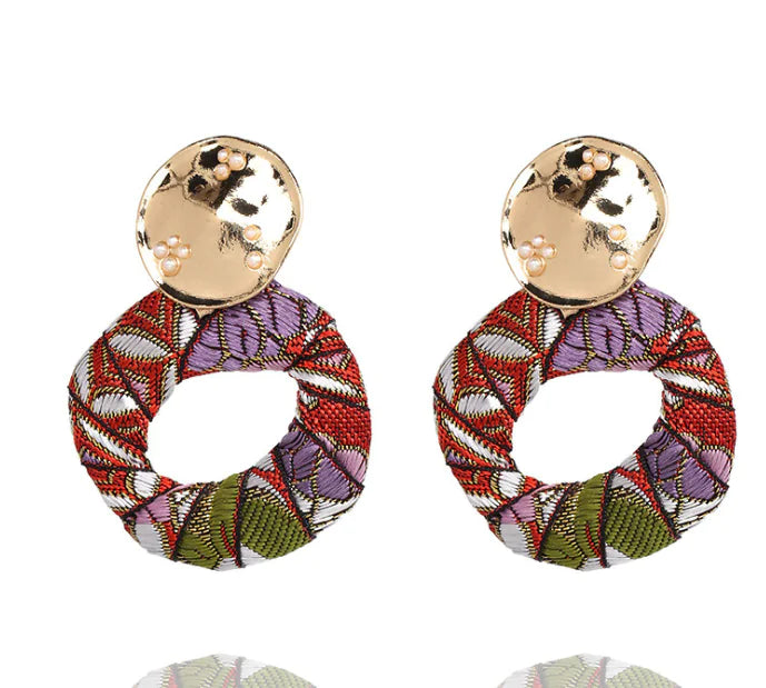 Floral Statement oorbellen