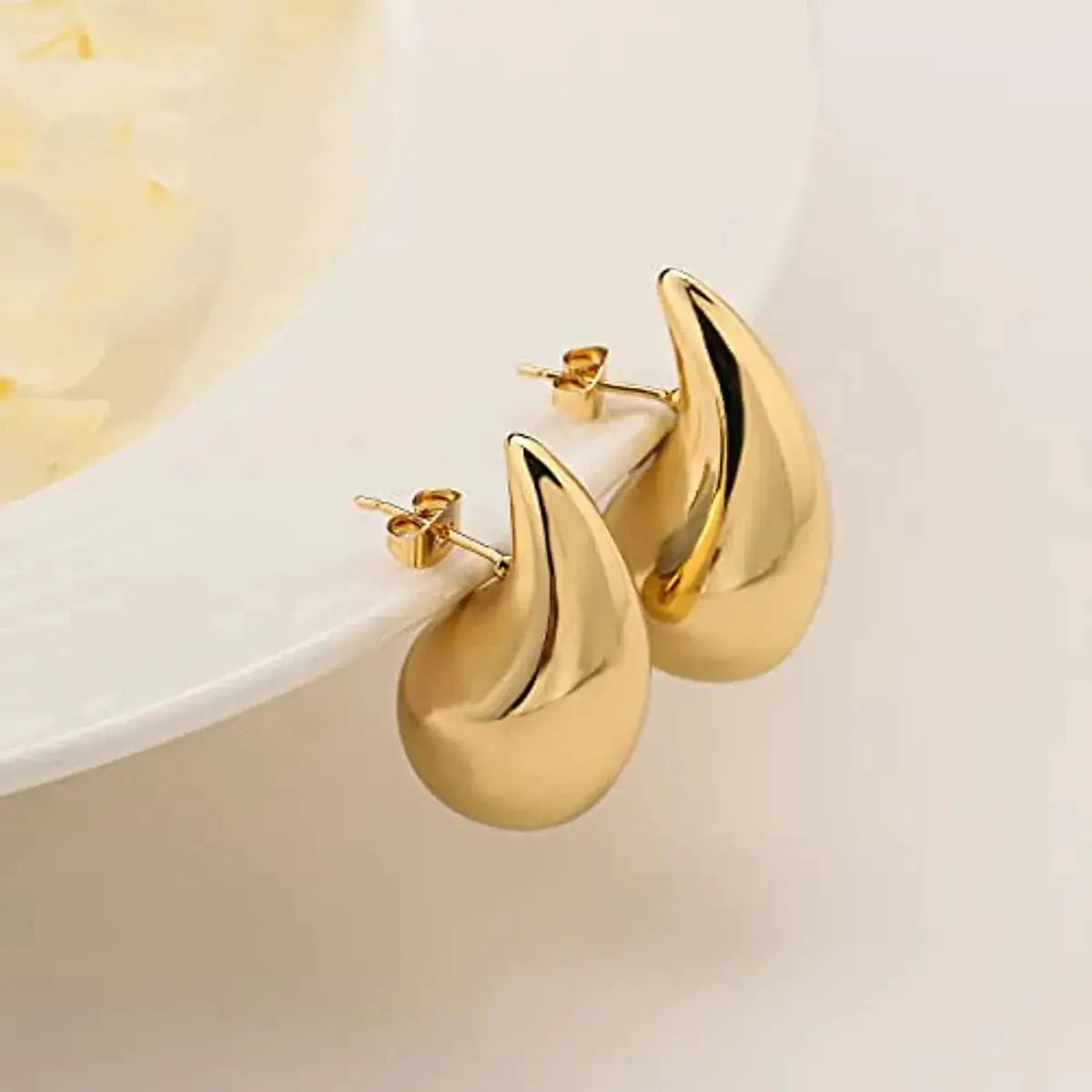 Chunky Waterdrop oorbellen