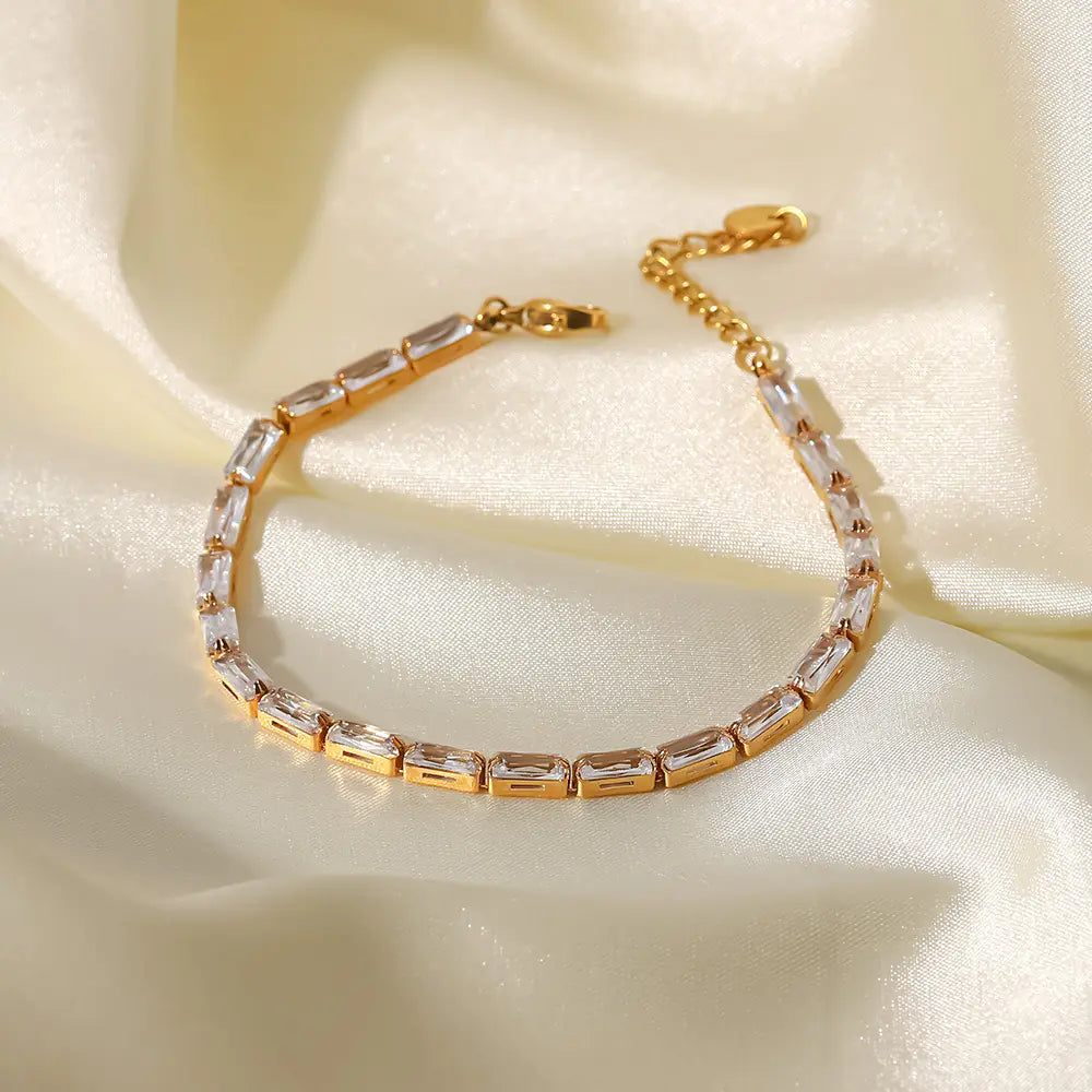 Square Zircon armband