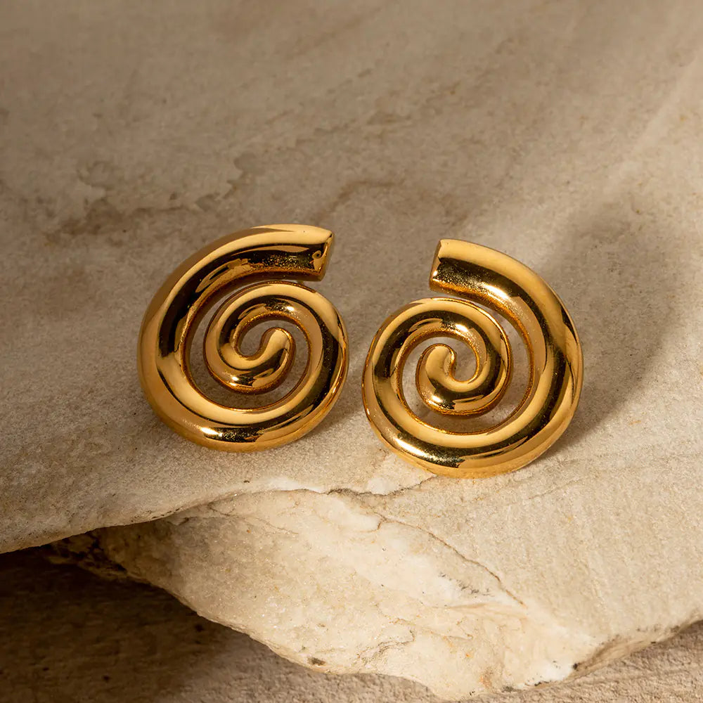 Twisted Hoop oorbellen