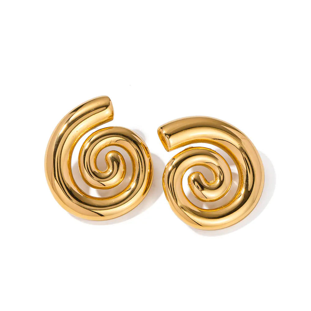 Twisted Hoop oorbellen