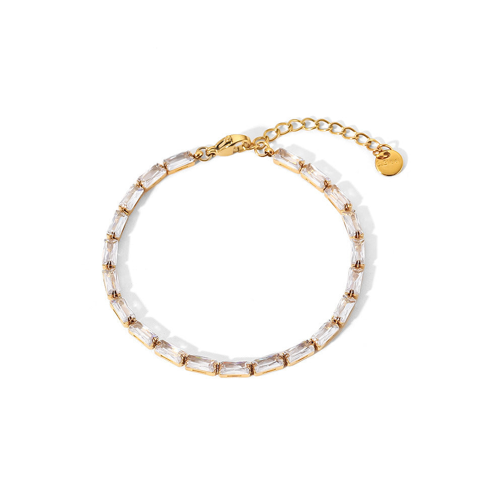 Square Zircon armband