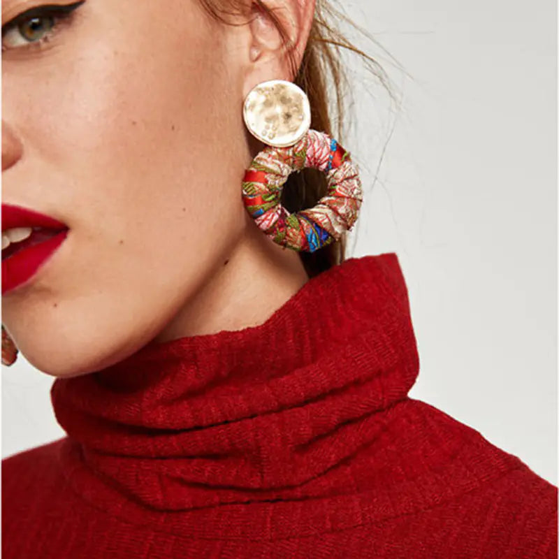 Floral Statement oorbellen