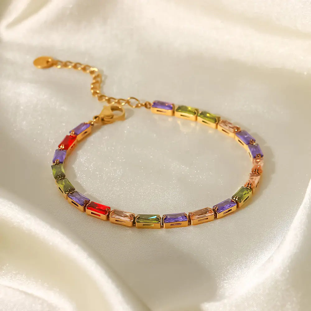 Square Zircon armband