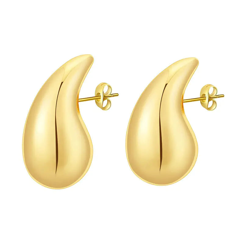 Chunky Waterdrop oorbellen